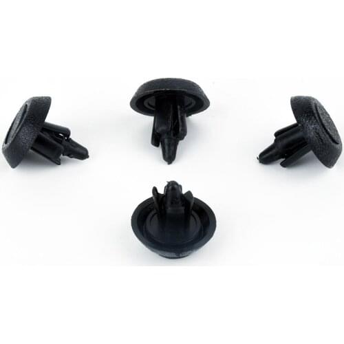 20Pcs Car 7mm Hole Plastic Rivets Fastener Push Clip Black Auto Vehicle Door Trim Panel Clips for Toyota Camry Highlander Carola