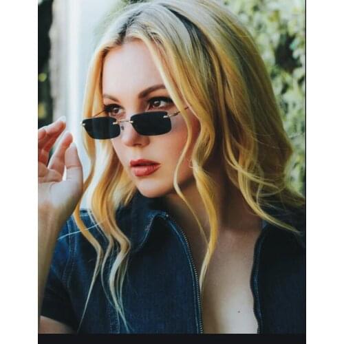 Eoome New Vintage Design Super shallow Narrow lens shape inspired by edgy 90s ultra thin metal temples lightweight comfort