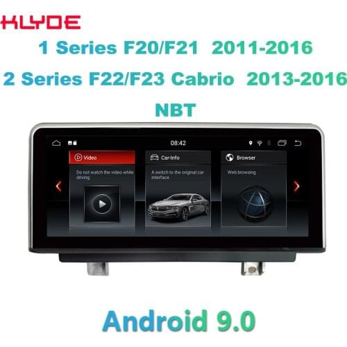 KD-1271-B Klyde android 9.0 6 core PX6 car stereo cd dvd player for BMW1 Series F20/F21 2011-2016 2 Series F22/F23 NBT car audio