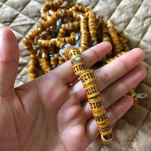 2018 Pigeon Foot Ring Rings suppliers HKPA Orange Rings 100pcs/Lot bird rings