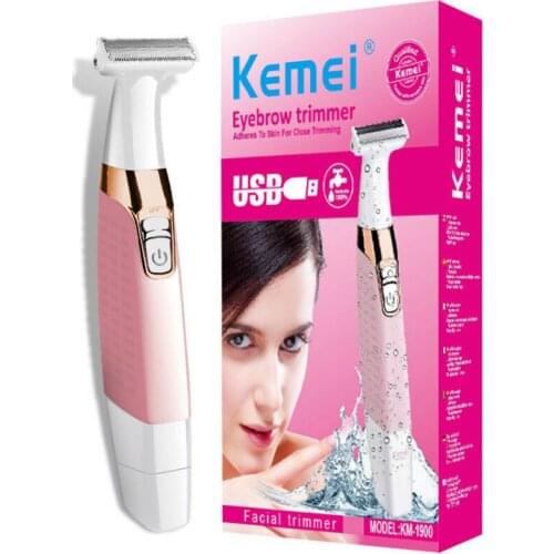Washable women 100v-240v hair removal facial hair removal lady body depilatory machine bikini trimmer leg electric body trimmer