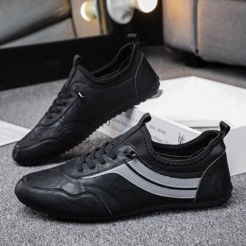 2021 Summer New Shoes Mens Leather Shoes Fashion Shoes Casual Zapatillas Hombre Chaussure Homme