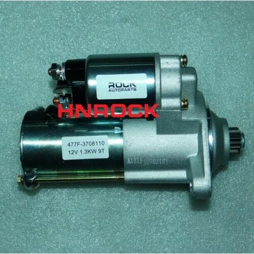 NEW 12V STARTER MOTOR 477F-3708110 FOR CHERY QR477 ENGINE