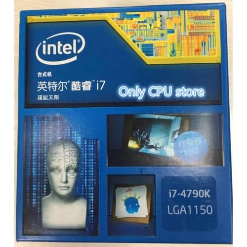 New and original Intel i7 4790K quad-core CPU 1150 needle quality assurance for a year Free shipping