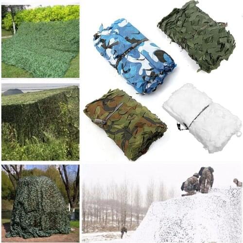 1.5x6m Hunting Military Camouflage Net Woodland Army training Camo netting Car Covers Tent Shade Camping Sun Shelter