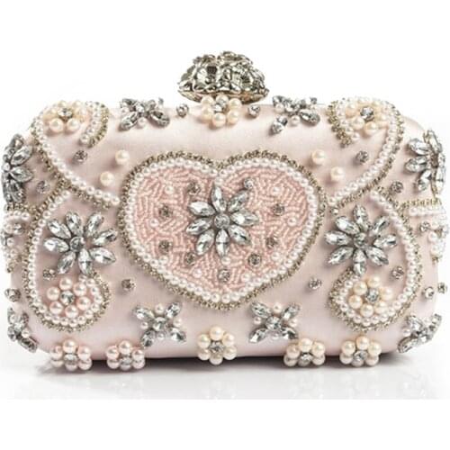 OUDISHENGMA Women's Pink Clutches