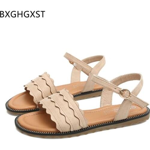 Flat Sandals Woman Fashion Women Sandals Summer 2021 Female Shoes Woman Leather Shoes Black Flat Shoes Women Zapato Mujer Verano