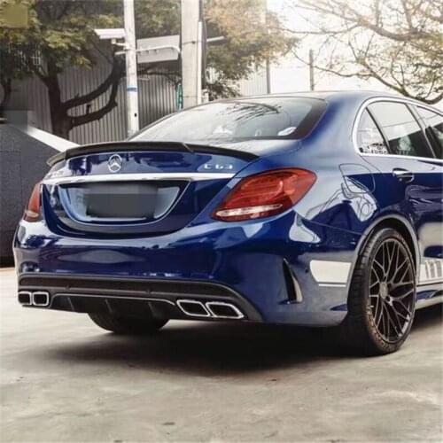 Sexy2021 C-class for Benz C180c200c300c63amg Two and Four Door Refitting Carbon Fiber Babos Tail