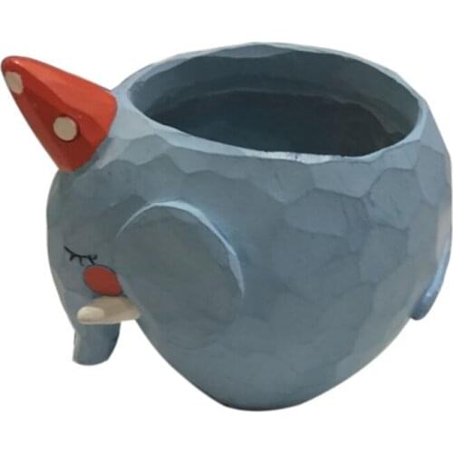 Modern and fashionable flowerpot gardening supplies cartoon style animal pattern durable and elegantand environmentally friendly