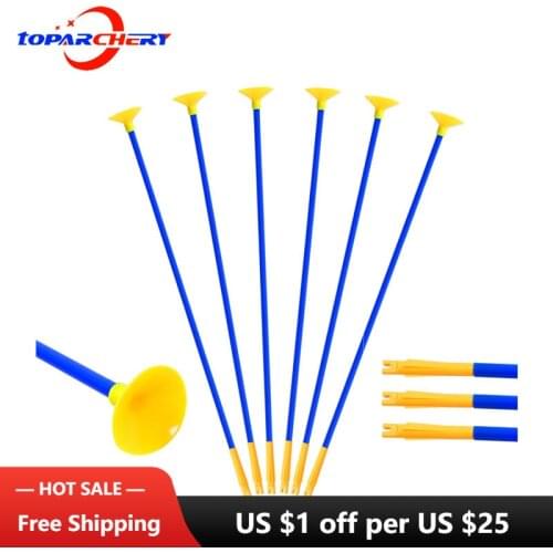 23 Inch Youth Sucker Arrows Safe Shooting Hunting Replacement Suction Cup Arrows for Children Archery Outdoor Fun Game toy gift
