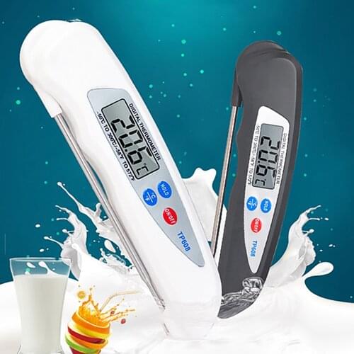 High Quality Foldable Food Thermometer Probe Digital BBQ Kitchen Meat Kitchen Thermometer Liquid Water Oil Temperature Gauge