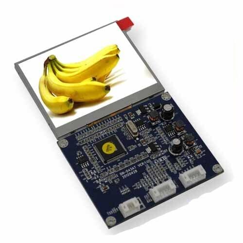3.5 inch TFT screen with Driver board GA and AV signal inputs 320(RGB)x240 LCD display