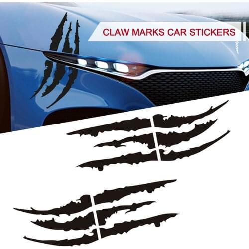 Claw Marks Auto Decal Waterproof Car Headlight Reflective Sticker