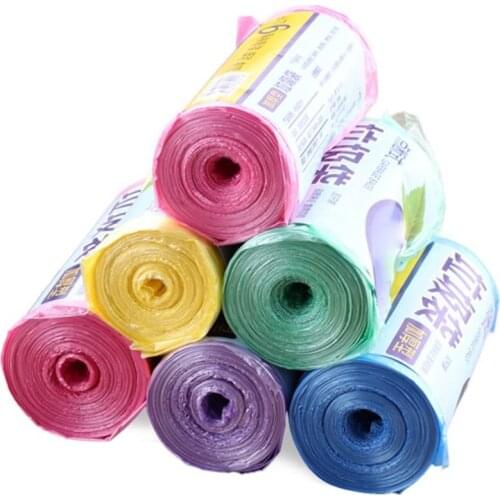 1 Roll Household Disposable Trash Pouch Kitchen Bathroom Storage Garbage Bags Cleaning Waste Bag Plastic Bag