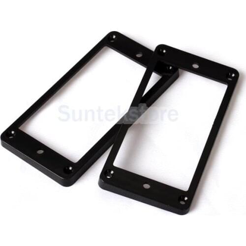 2pcs Black Humbucker Pickup Mounting Rings for LP Electric Guitar