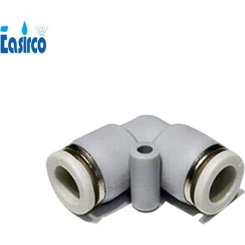 20pcs/pack) 8mm & 6mm white Elbow Pipe joint. Low pressure mist cooling Pipe joint.. Free Shipping