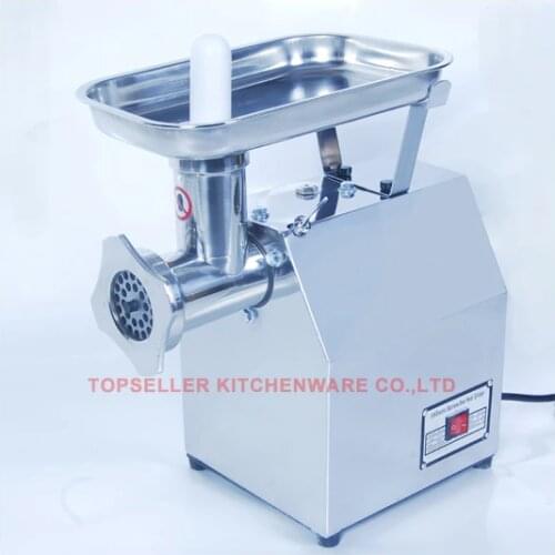 2016 hot sale full stainless steel 12#electric meat grinder,commercial meat mincer,sausague stuffer for home and commercial use