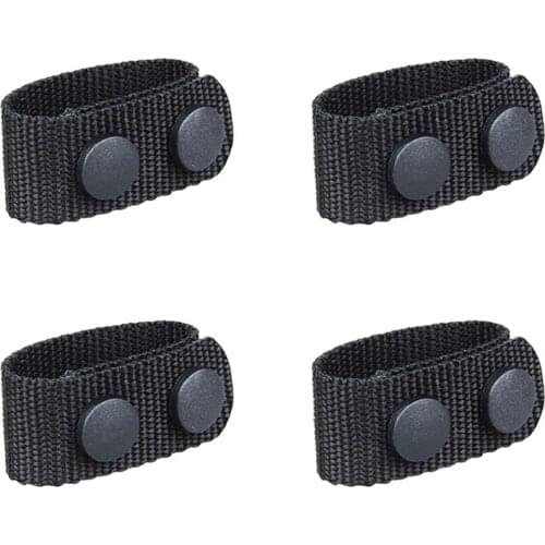 4pcs Battle Belt Keeper Loop Hunting Militar Accessories Tactical Nylon Buckle Outdoor Sports Fixed Webbing Strap Portable Snaps