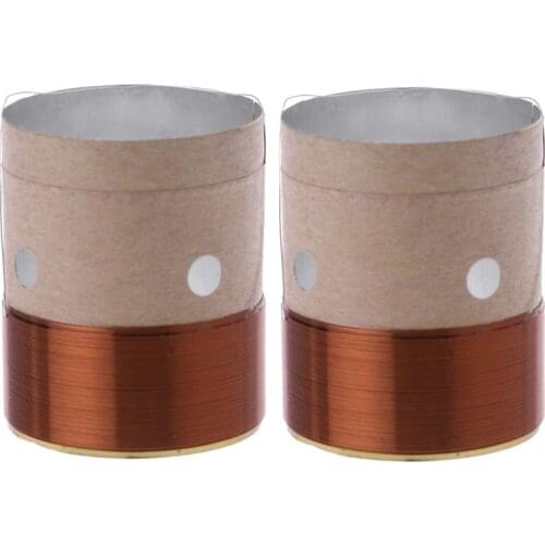 25.5mm Round Brass Wire 8 Ohm Core Woofer Voice Coil Aluminum For Speaker Repair