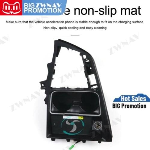 QI car infrared fast wireless charger For BMW 3/4 series 2018-2019（15W） Wireless Charging Car Phone Holder for iphone/Samsung