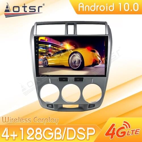 Android Car Multimedia Stereo Player For Honda City 2008 2009-2013 Tape Radio Recorder Video Auto GPS Navi Head Unit 2Din 2 Din