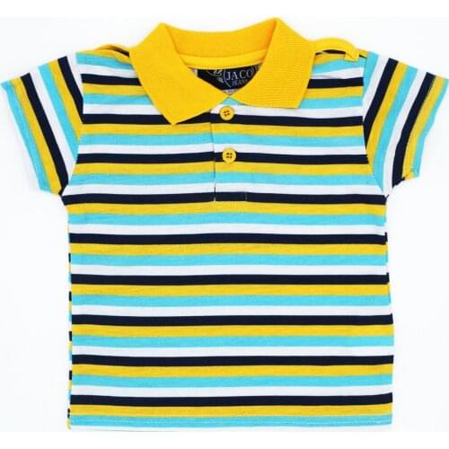 Top Quality Boys Girls T-shirts Summer Short Sleeve Children Clothing Stripe Pattern Boy Girl Unisex Tops Kids Tees Baby Clothes