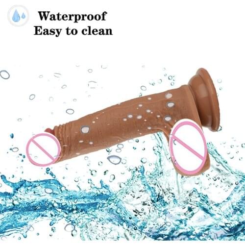 G Point Masturbation Erotic Toys In Couple Stimulate Long Dildo Skin Feeling Sexualesfor Women Health Masturbation Goods X77