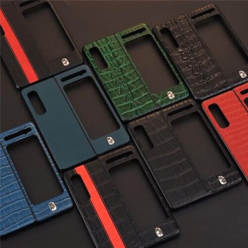 Leather Phone Cover for Samsung W20/Fold/F9000 Shockproof Protective Back Cover for Samsung W20/Fold/F9000 Mobile Phone Case