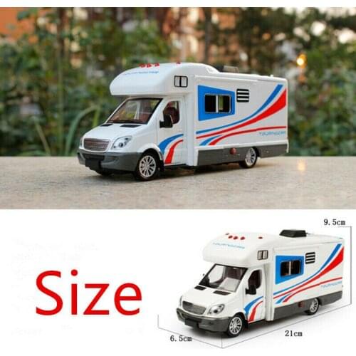 Simulation 1:32 Scale Model RV Car Touring Vehicle Model Toy Kid’s Gift