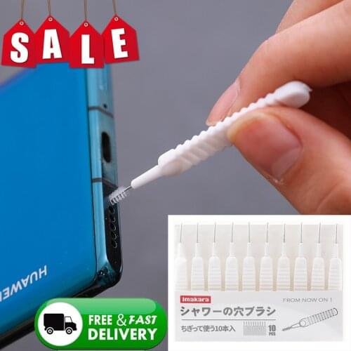 10pcs /set Shower Head Small Brush Bottle Teapot Nozzle Kettle Spout Brush Set For Household Cleaning Supplies Cleaning Tools