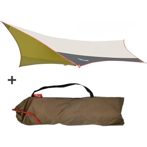 S Size 420*360cm No Poles Vidalido Outdoor Ultra-large Silver-coated Awning Tent Anti-ultraviolet Beach Awning Sunshade