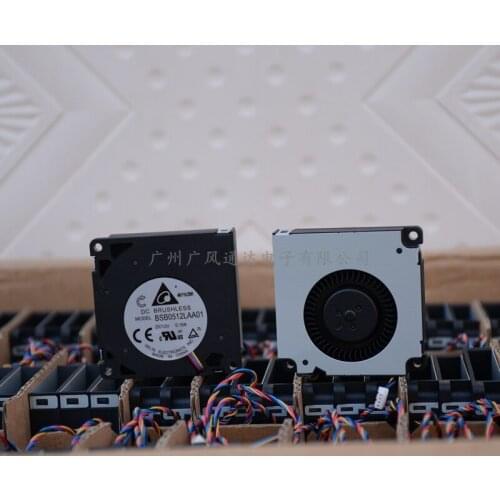 New delta bsb0512laa01 12V 5010 silent 4-wire PWM turbo blower cooling fan