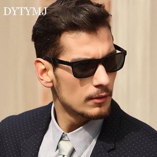 DYTYMJ 2020 Polarized Sunglasses Men High Quality Vintage Square Eyeglasses Anti-Glare Sun Glasses for Men Gafas De Sol Hombre