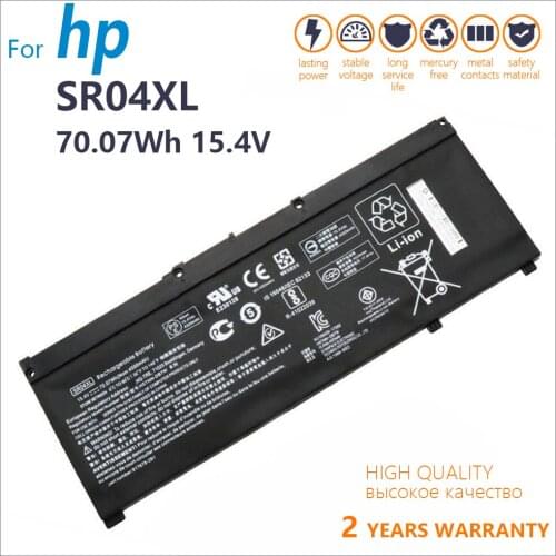 Genuine New SR04XL Laptop Battery for HP OMEN 15-CE 15-CB 15-CE015DX 15-CB014ur TPN-Q193 TPN-Q194 TPN-C133 HSTNN-DB7W 917724-855