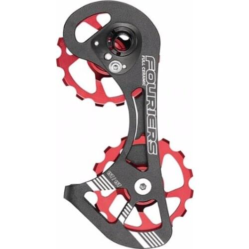 Fouriers Full CNC Road Bike Rear Oversize Derailleur cage Oversize derailleur cage with 15t upper and 15t lower pulley