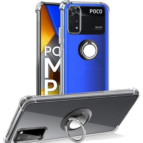 Cases Poco X3 NFC Transparent Funda For Xiaomi PocoPhone X3 Case+Glass,Silicone Back Shockproof Cover Poko F2 Pro Pocco Poco-X3