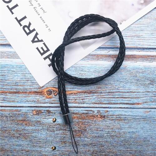 PU Rope Phone Lanyard For Key Lanyard ID Badge Holder Multifunction Mobile Phone Key Strap Rope Neckband Mobile Phone Decoration