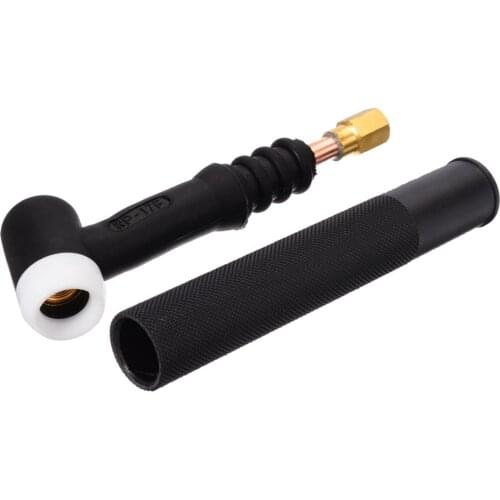 New 150A WP-17F Tig Welding Torch Head Body Flexible Air-Cooled With Handle Plastic Metal Welding Accessories