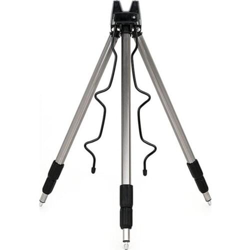 Aluminum Alloy Outdoor Portable Telescopic Fishing Rods Tripod Stand Rest Holder For Sea Beach Cast Surfcasting Fishing Tools