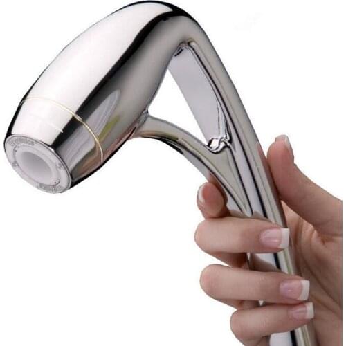 High Quality Pressure Boost Water Saving Shower Head Nozzle, Bathroom ABS Material Handheld Shower head Chrome Plated