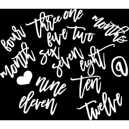 XY-Newborn Baby Monthly Milestone,Baby Month by Growth photography Commemorate Girls Boy,Baby Monthly Markers, Monthly Milestone