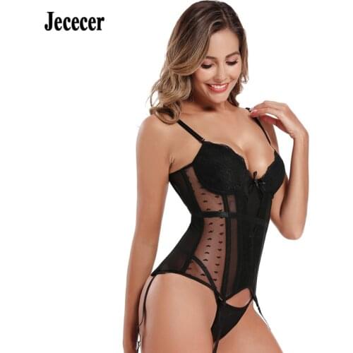 Women Push Up Sexy Lingerie Bustier Top Intimates Bodysuit Slimming Shapers Burgundy Black Plus Size Girdle Corset Tops