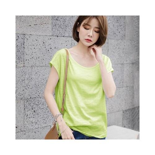 2020 Summer Fashion T Shirt Women Woman Tshirt blue