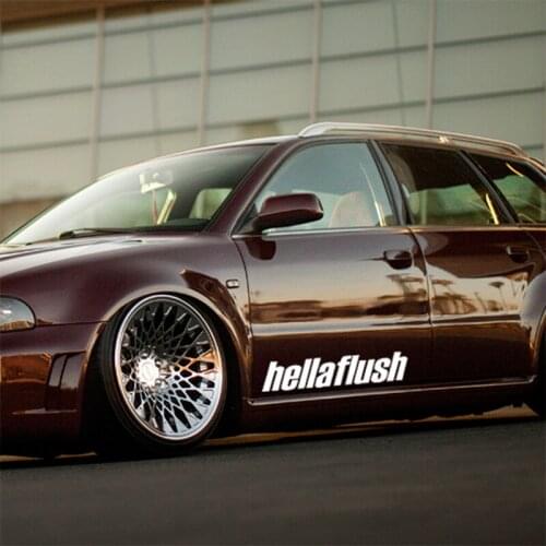 3 Pairs 58*12cm Personal Cool Hellaflush Car Door Sticker Car-styling for all cars