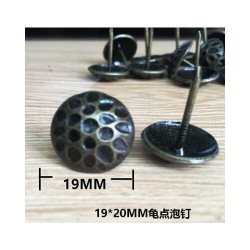 Antique Tacks Iron Decorative Upholstery Tacks Jewelry Gift Box Sofa Decorative Chrysanthemum 19mm*20mm nail