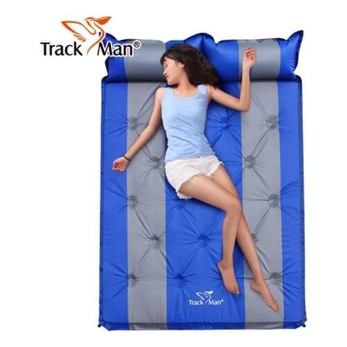 Trackman TM2220 192*132*3cm 2 Person Automatic Inflatable Mattress Outdoor Camping Beach Moisture-proof Sleeping Pad With Pillow
