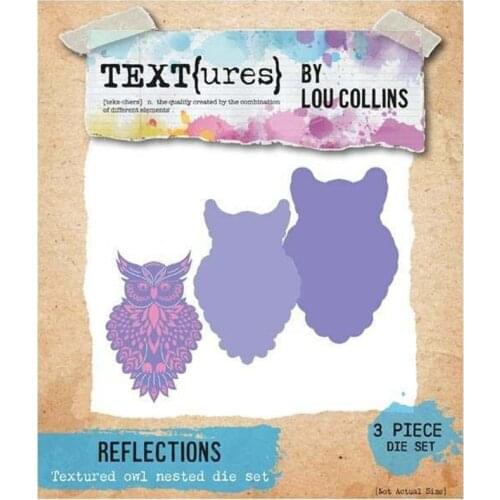 CH 2021 New Arrival NESTED TEXTURED OWL SET Stitched Metal Cutting Die DIY Scrapbooking Craft Embossing Making Stencil