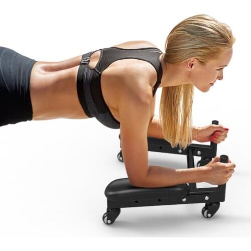 Four-Wheel Plank Support Abdomen Equipment, Male And Female Abdominal Muscle Fitness Device