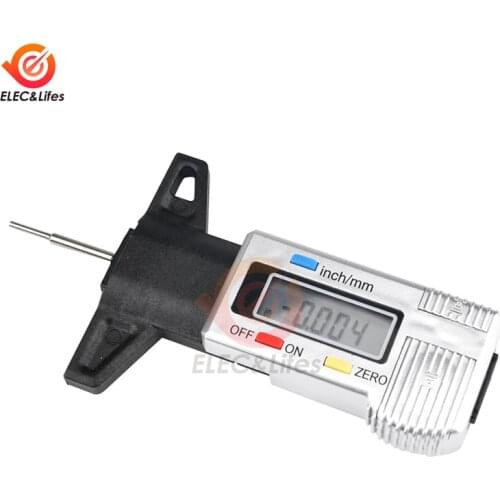 Digital Display Car Tyre Tire Tread Depth Gauge Meter Auto Tire Wear Detection Measuring Tool Caliper Thickness Gauges