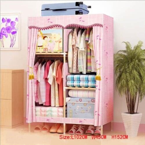 Factory Price Solid Wood Wardrobe length 102 cm